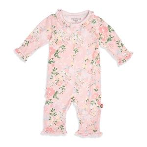 NWT Magnetic Me Ainslee Modal Magnetic Ruffle Coverall- Size 6-9